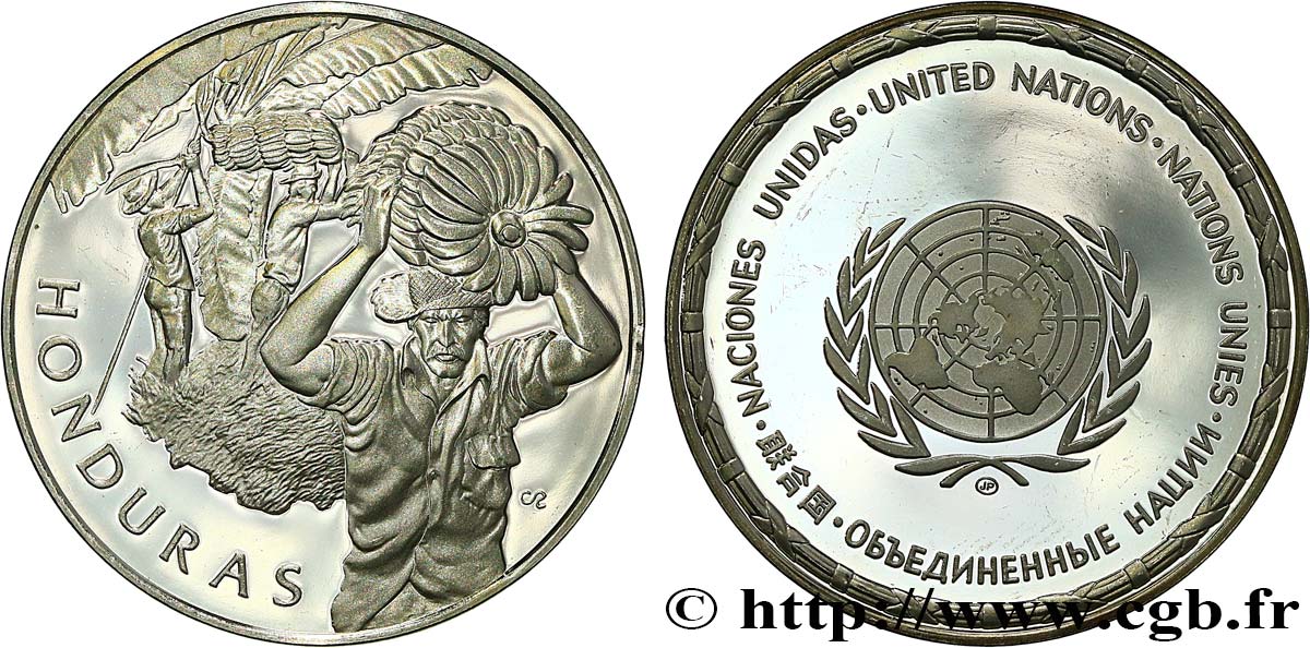 MEDALS OF WORLD S NATIONS Médaille, Honduras MS