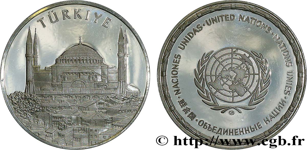 LES MÉDAILLES DES NATIONS DU MONDE Médaille, Turquie SC