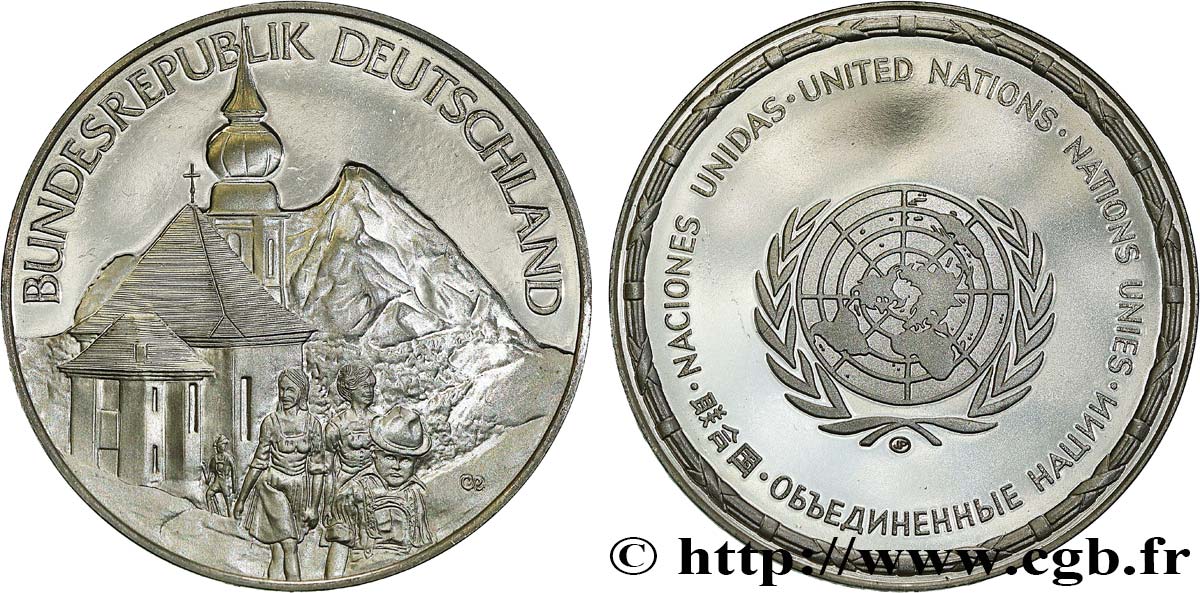 LES MÉDAILLES DES NATIONS DU MONDE Médaille, République Fédérale Allemande RFA SC