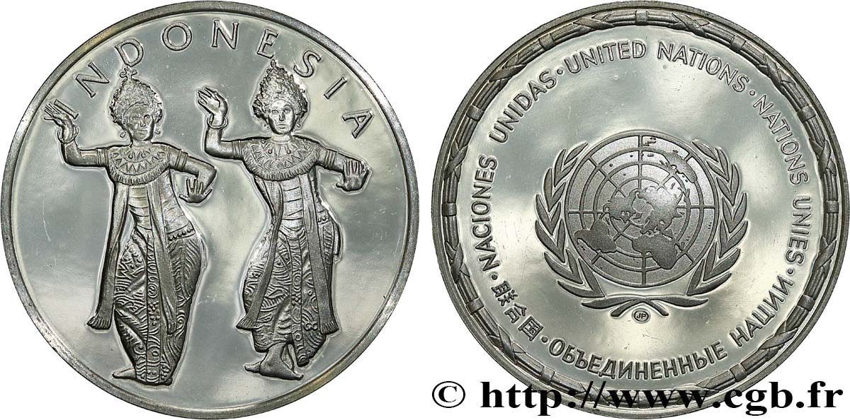 MEDALS OF WORLD S NATIONS Médaille, Indonésie MS
