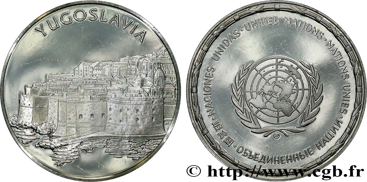 LES MÉDAILLES DES NATIONS DU MONDE Médaille, Yougoslavie MS