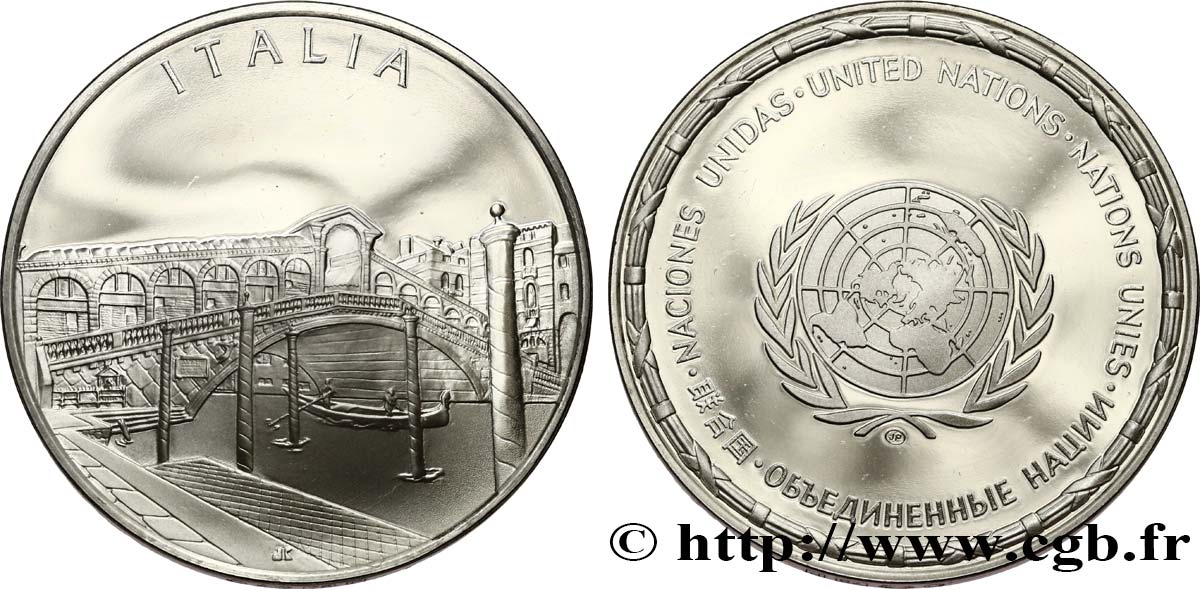 LES MÉDAILLES DES NATIONS DU MONDE Médaille, Italie SC