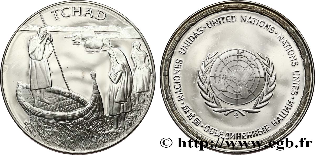 LES MÉDAILLES DES NATIONS DU MONDE Médaille, Tchad fST