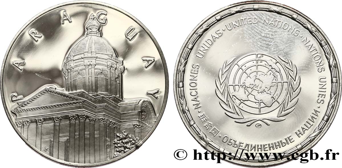 MEDALS OF WORLD S NATIONS Médaille, Paraguay MS