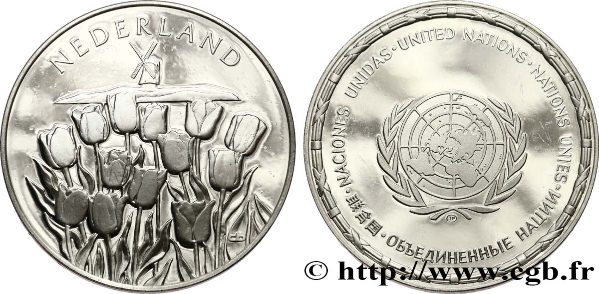 LES MÉDAILLES DES NATIONS DU MONDE Médaille, Pays-Bas MS