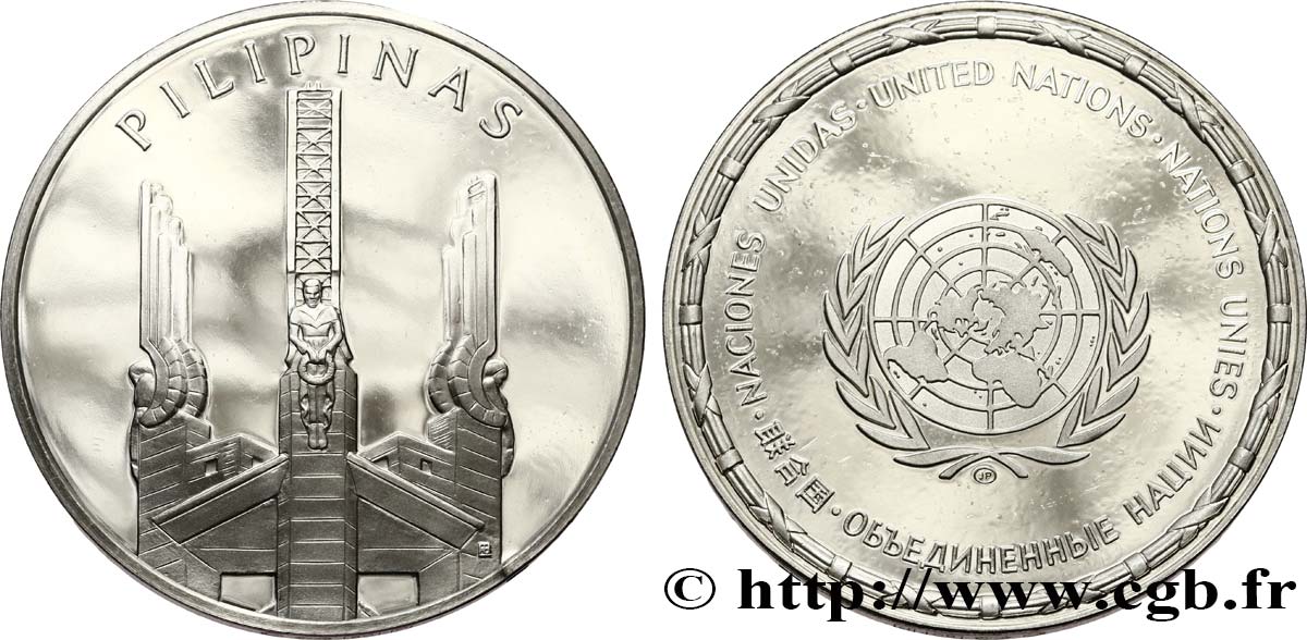 LES MÉDAILLES DES NATIONS DU MONDE Médaille, Philippines MS