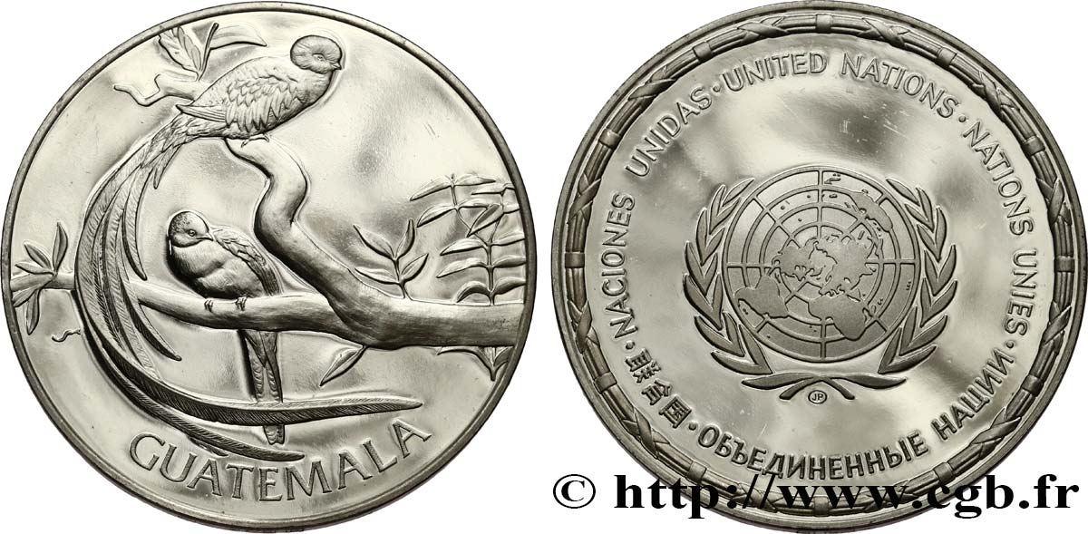 LES MÉDAILLES DES NATIONS DU MONDE Médaille, Guatemala MS