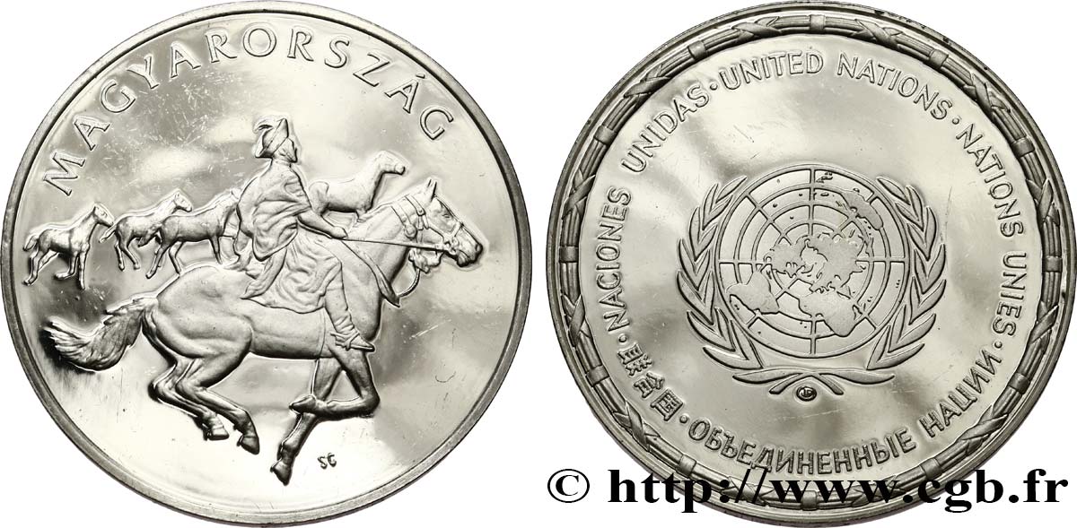MEDALS OF WORLD&nbsp;S NATIONS Médaille, Hongrie MS