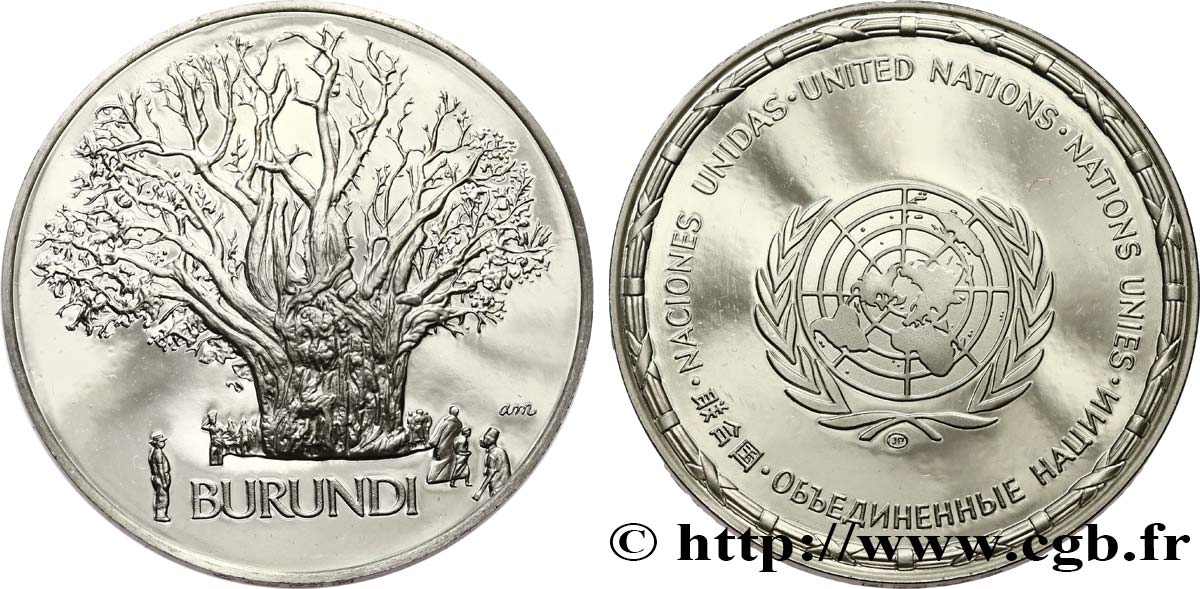 LES MÉDAILLES DES NATIONS DU MONDE Médaille, Burundi SPL