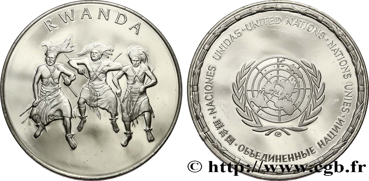 LES MÉDAILLES DES NATIONS DU MONDE Médaille, Rwanda MS