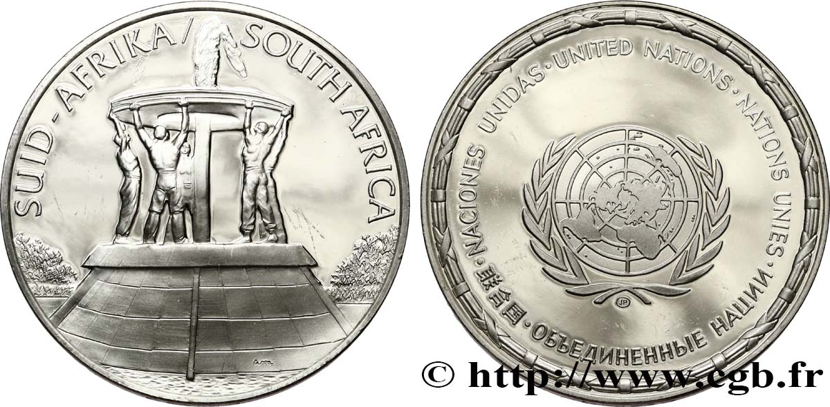 LES MÉDAILLES DES NATIONS DU MONDE Médaille, Afrique du Sud MS