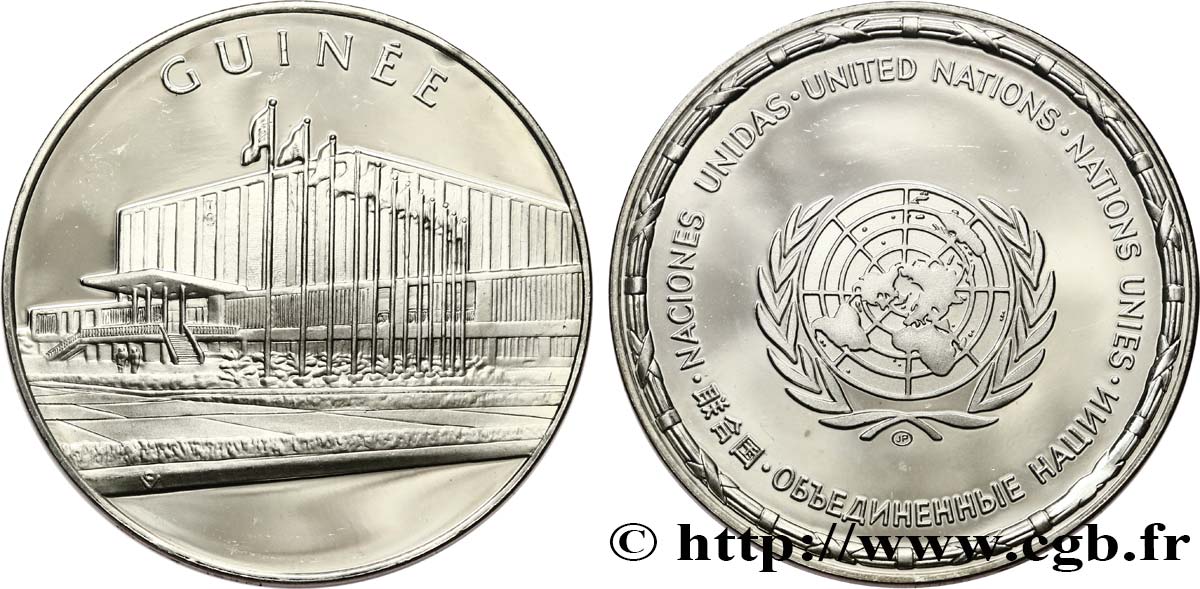 LES MÉDAILLES DES NATIONS DU MONDE Médaille, Guinée SPL