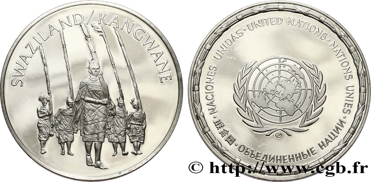 LES MÉDAILLES DES NATIONS DU MONDE Médaille, Swaziland MS