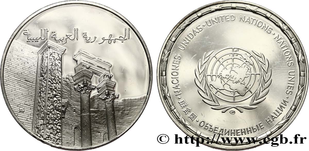 LES MÉDAILLES DES NATIONS DU MONDE Médaille, Libye fST