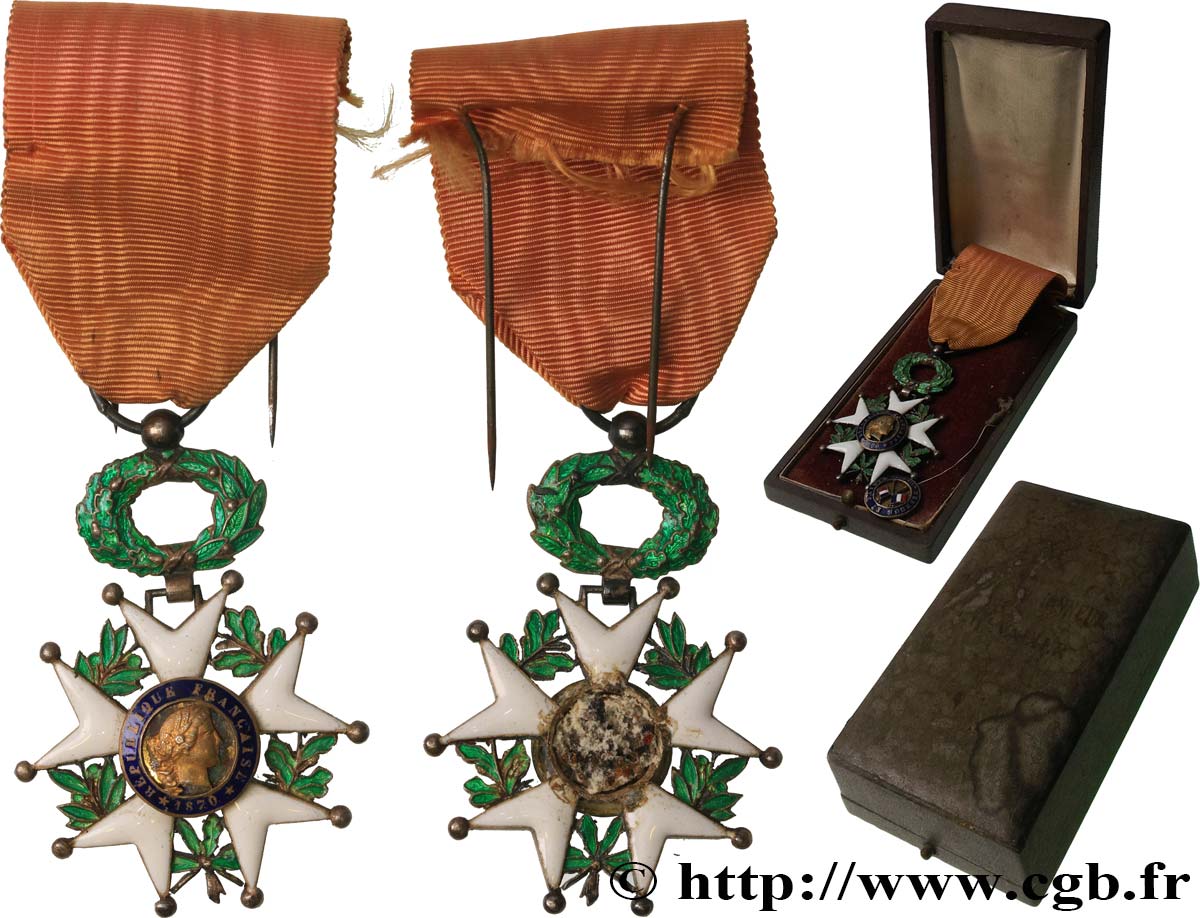 TERZA REPUBBLICA FRANCESE Légion d’Honneur - Chevalier BB