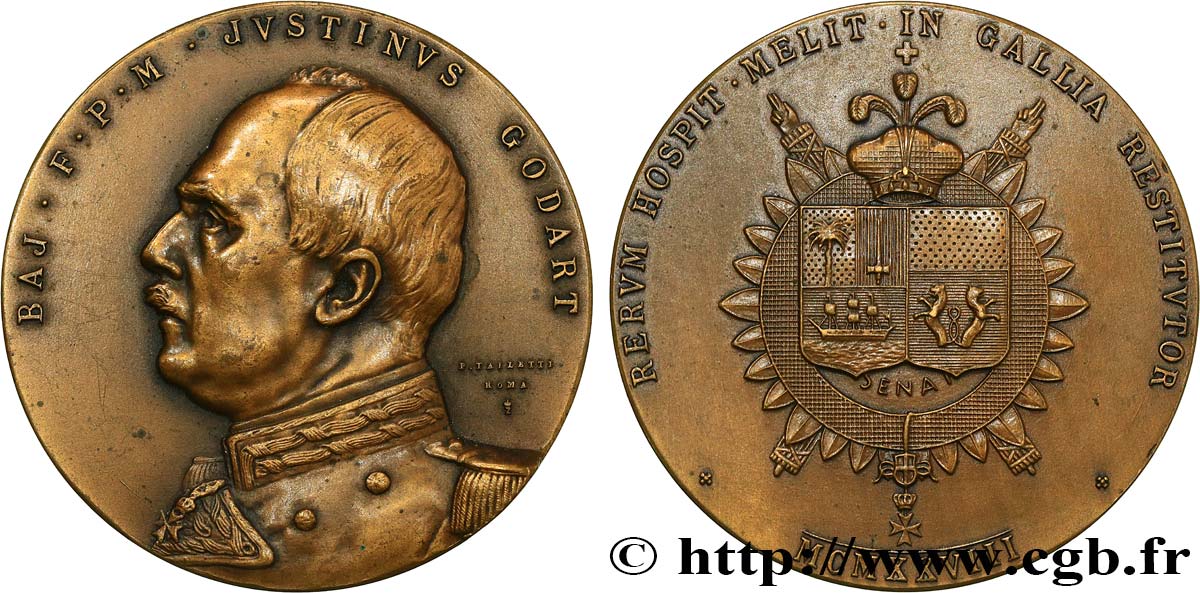 TROISIÈME RÉPUBLIQUE Médaille, Justin Godart TTB+