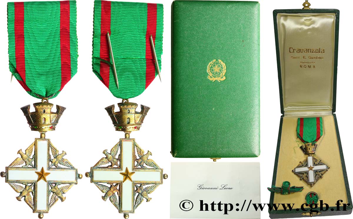 ITALIA Médaille, Ordre du Mérite de la République Italienne, Chevalier SPL