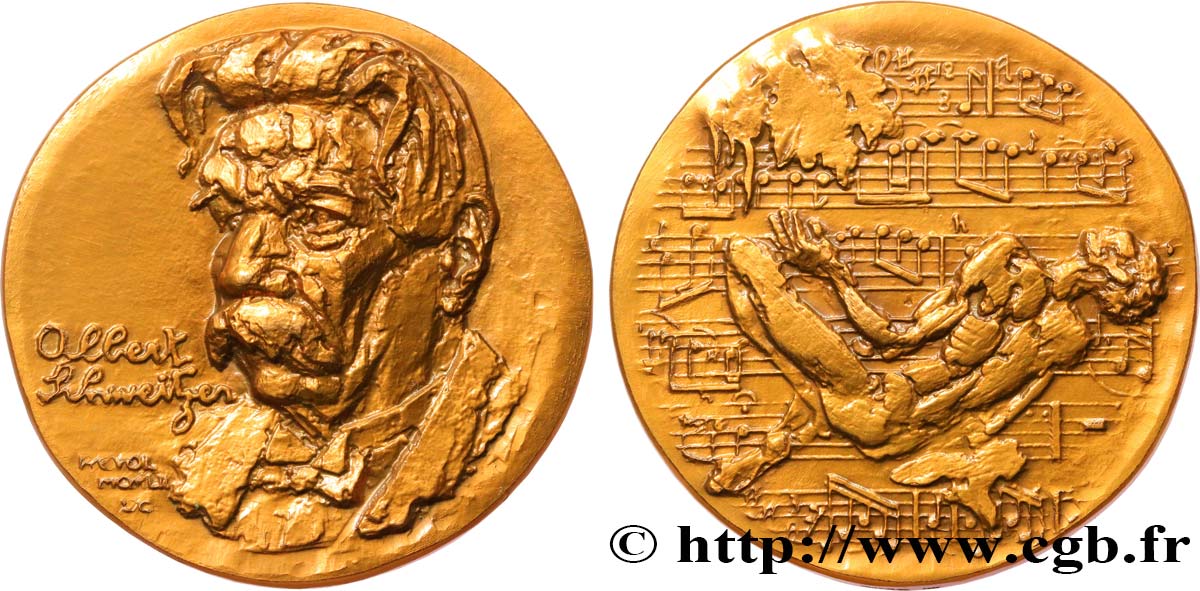 MÉDECINE - SOCIÉTÉS MÉDICALES - MÉDECINS Médaille, Albert Schweitzer AU