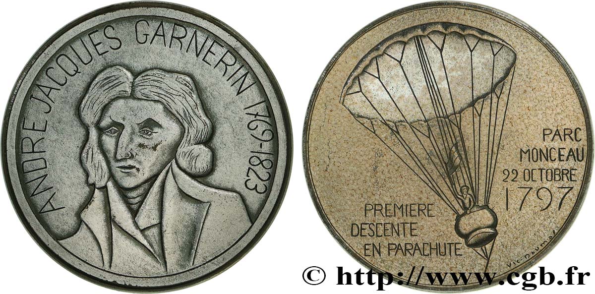 SCIENCE & SCIENTIFIC Médaille, André-Jacques Garnerin AU/AU