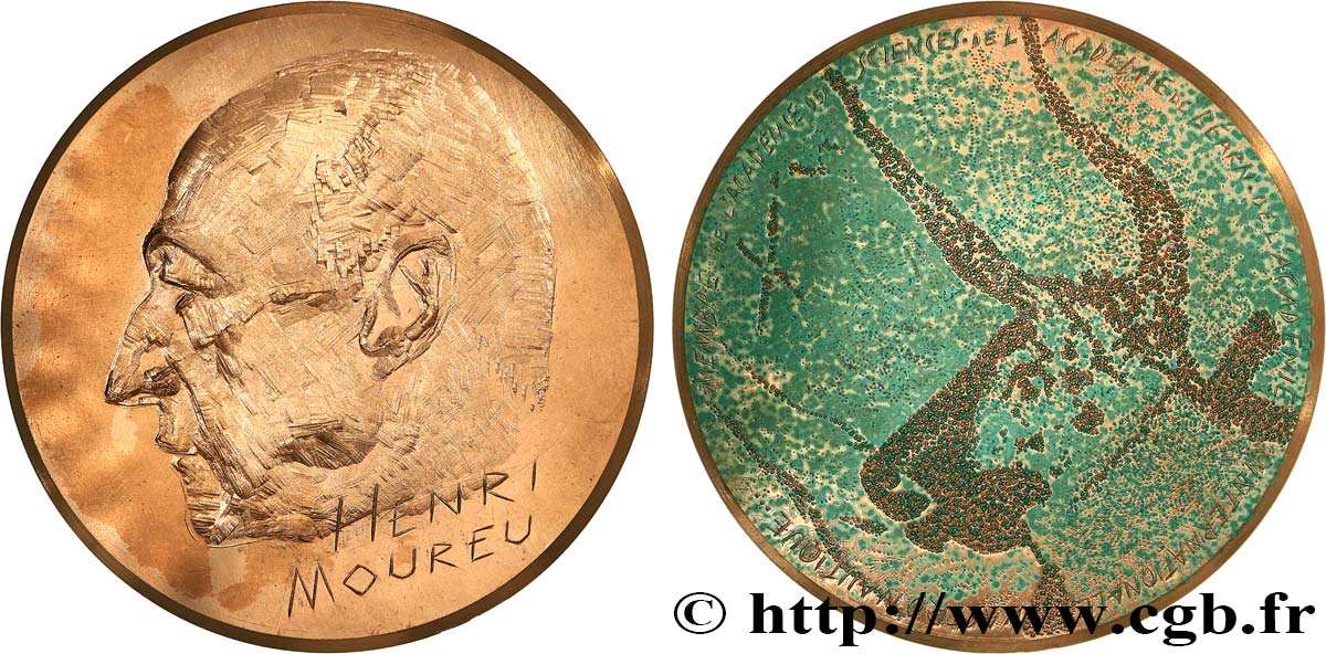 SCIENCES & SCIENTIFIQUES Médaille, Henri Moureu TTB+