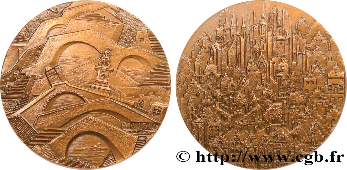 BELGIEN Médaille, Bruges VZ