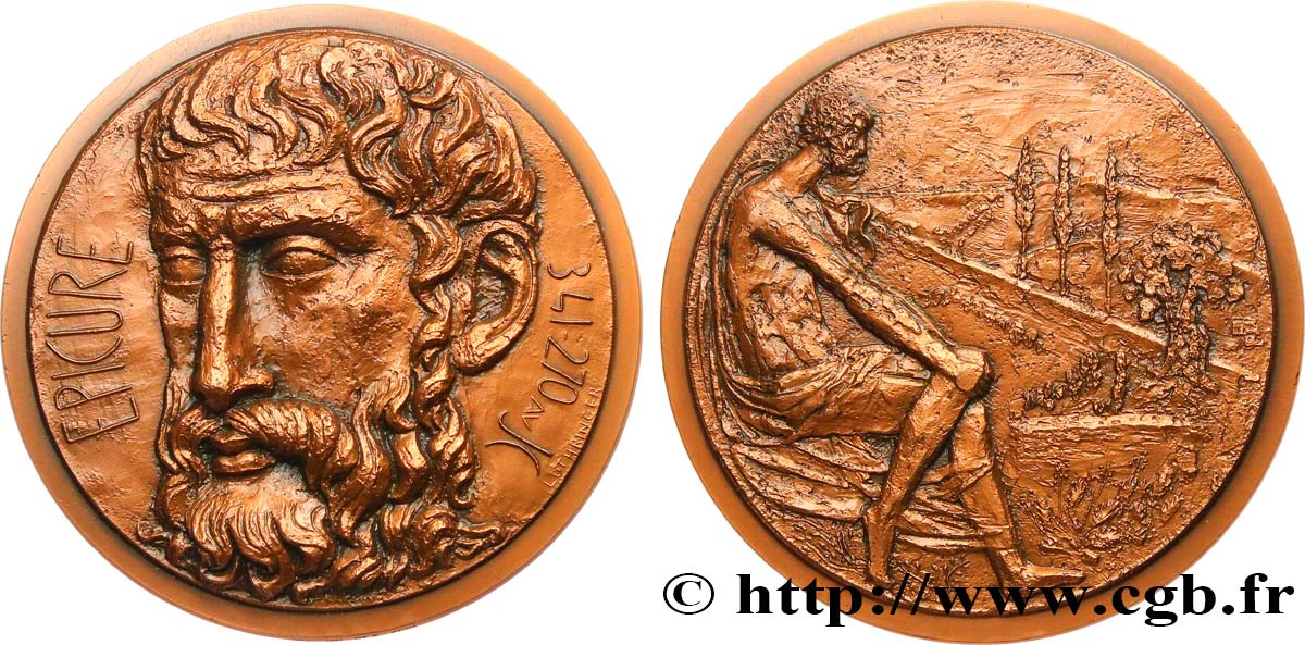 SCIENCES & SCIENTIFIQUES Médaille, Épicure SUP