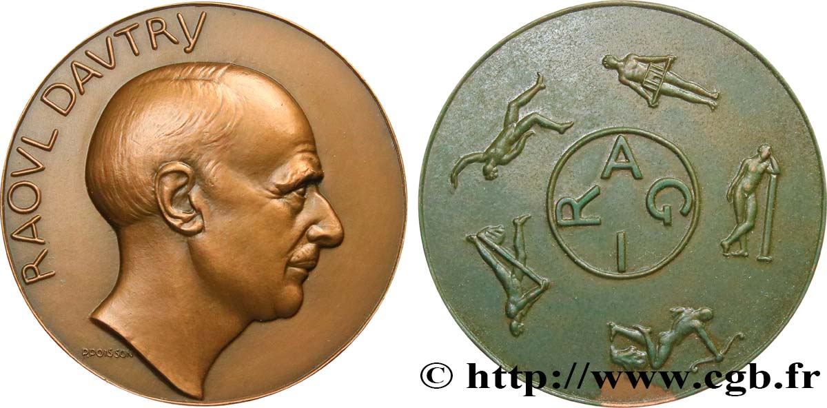 SCIENCE & SCIENTIFIC Médaille, Raoul Dautry AU/AU