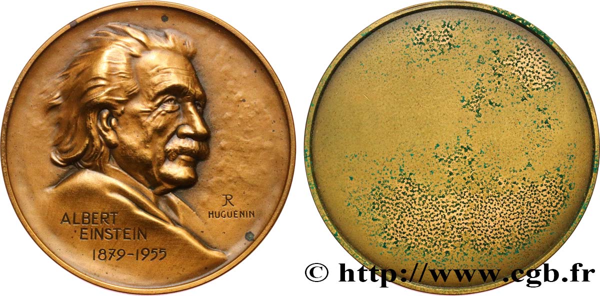 SCIENCES & SCIENTIFIQUES Médaille, Albert Einstein TTB