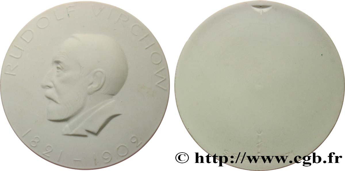 SCIENCES & SCIENTIFIQUES Médaille, Rudolf Virchow EBC