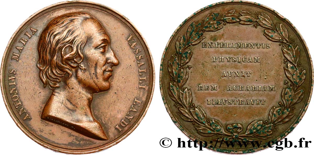 SCIENCES & SCIENTIFIQUES Médaille, Antonio Maria Eandi  TTB
