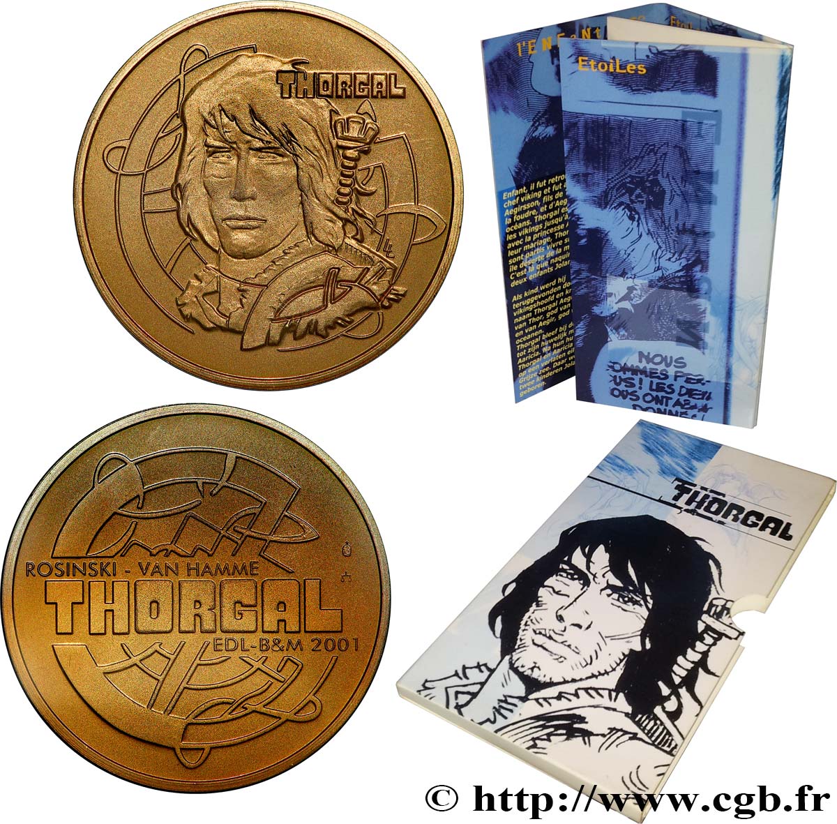 BOOKS – JETONS / TOKENS AND MEDALS Médaille, Thorgal MS