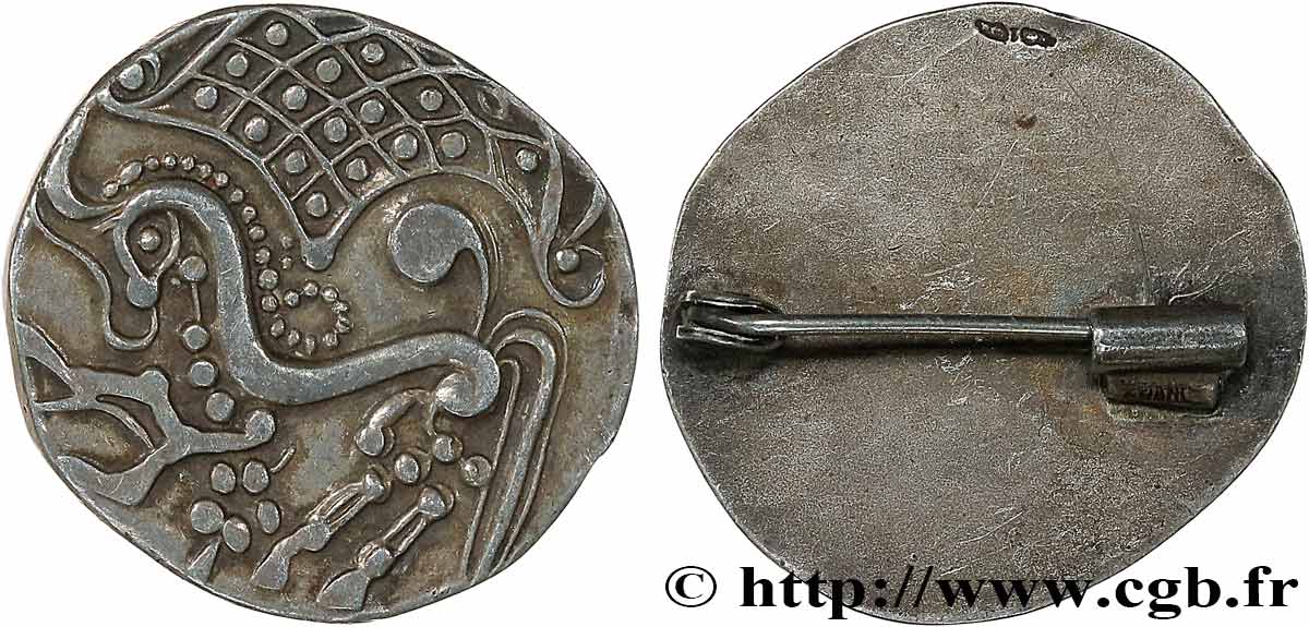 MONUMENTS ET HISTOIRE Médaille, Reproduction de monnaie gauloise TTB+