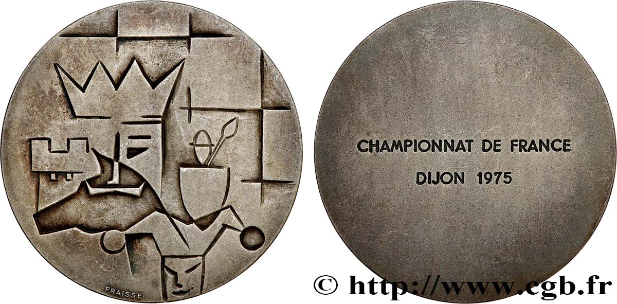 V REPUBLIC Médaille, Championnat de France, Échecs AU