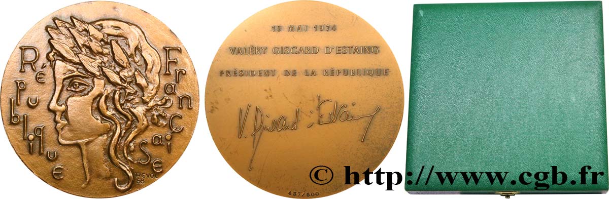 QUINTA REPUBBLICA FRANCESE Médaille, Valéry Giscard d’Estaing SPL
