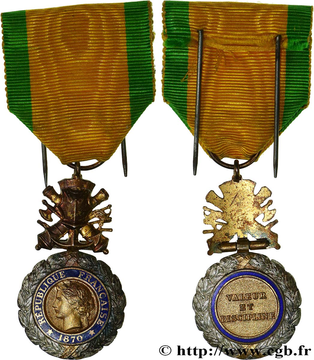TROISIÈME RÉPUBLIQUE Médaille militaire, sous-officier TTB+