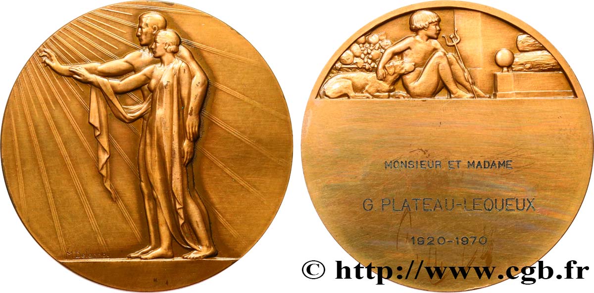 LOVE AND MARRIAGE Médaille, Noces d’or XF