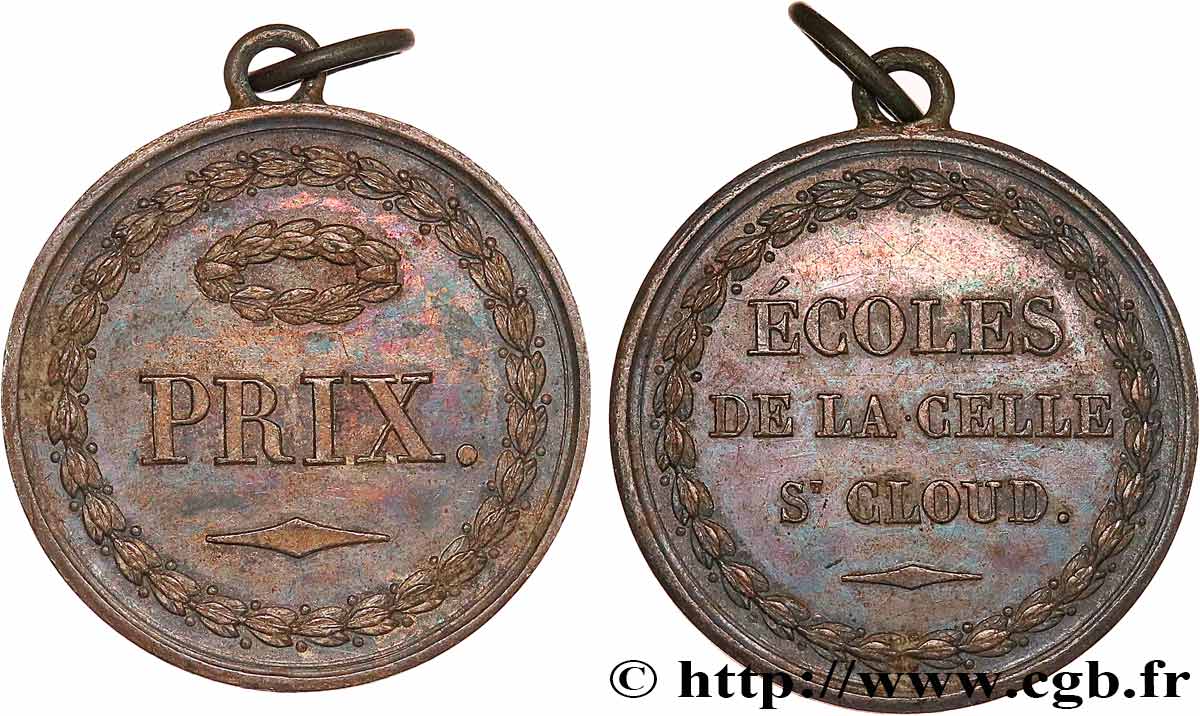 PRIX ET RÉCOMPENSES Médaille, Prix, Écoles de la Celle St Cloud XF