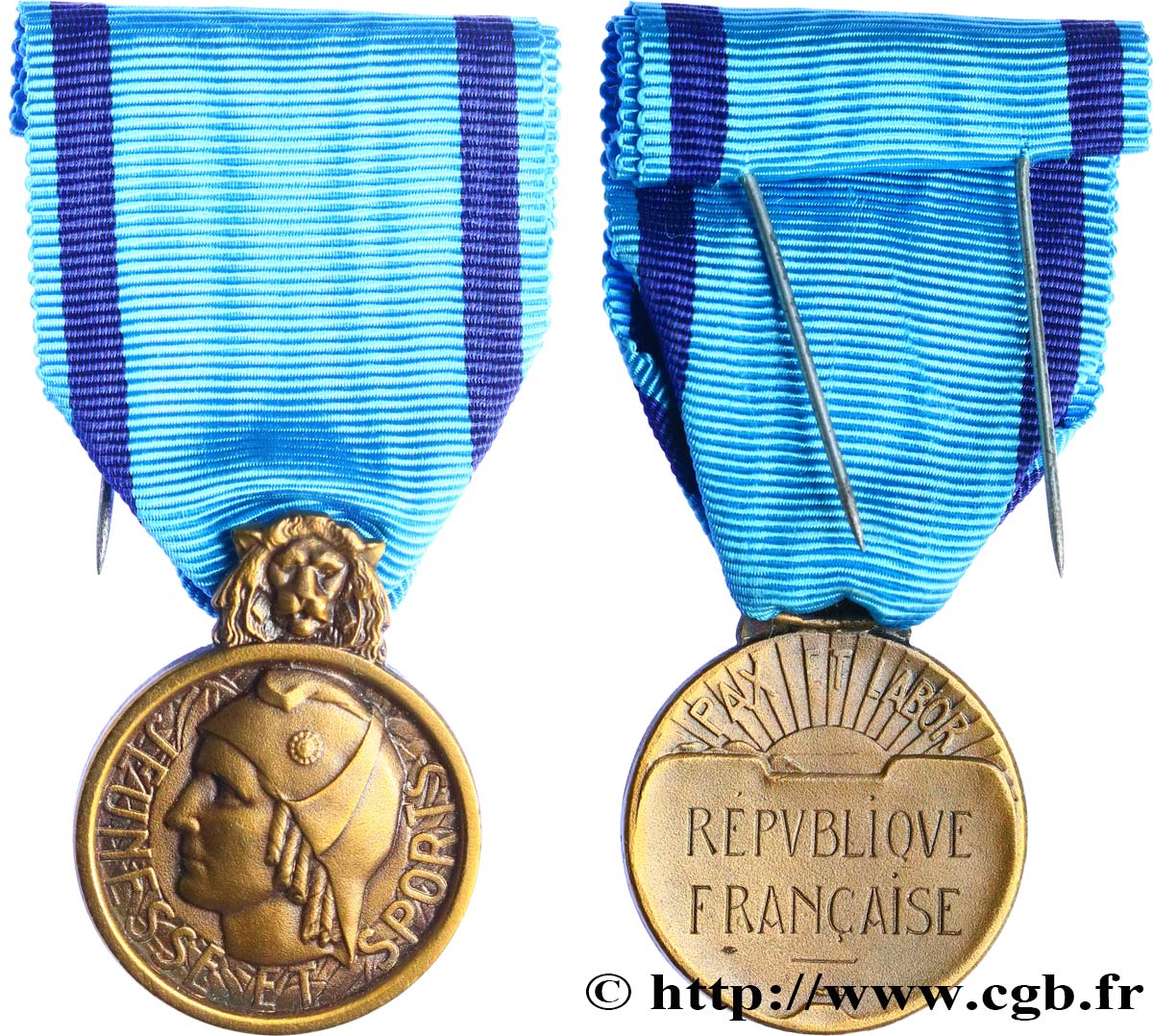 V REPUBLIC Médaille bronze du mérite sportif AU