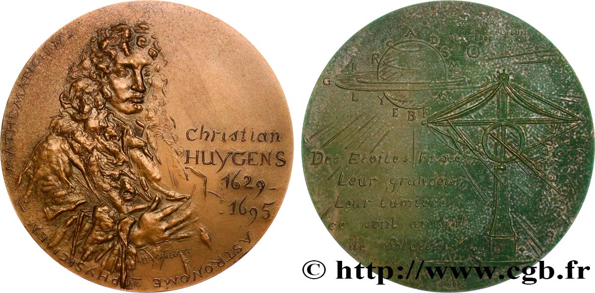 SCIENCES & SCIENTIFIQUES Médaille, Christian Huygens SUP