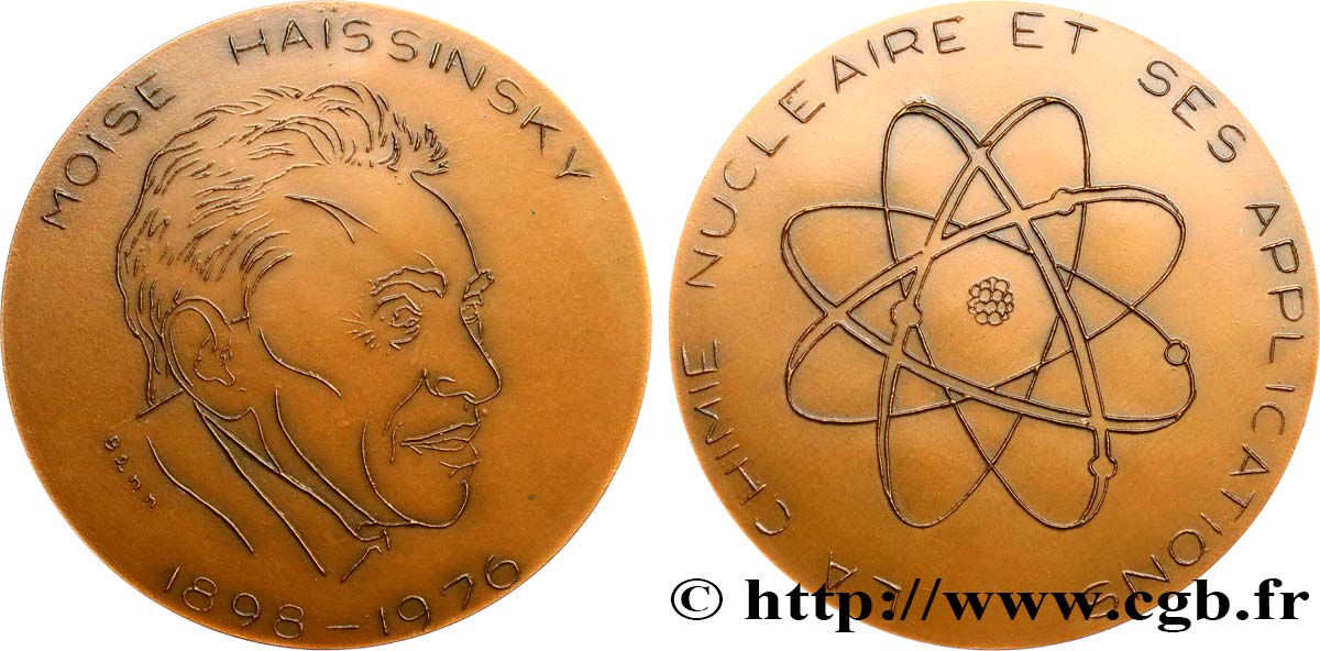 SCIENCES & SCIENTIFIQUES Médaille, Moïse Haissinsky SUP