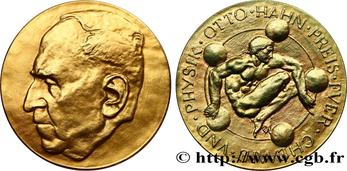 SCIENCES & SCIENTIFIQUES Médaille, Prix Otto Hahn AU/AU
