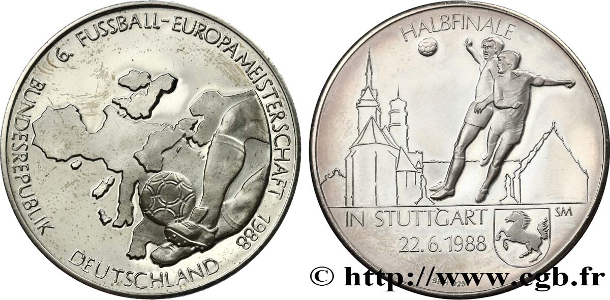 ALLEMAGNE Médaille, Championnat Europe Football (UEFA Euro 1988) SPL