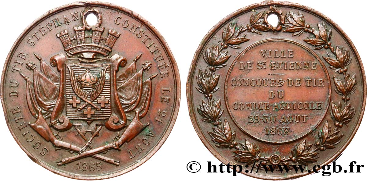SHOOTING AND ARQUEBUSE Médaille d’honneur, Société du tir Stéphanois AU
