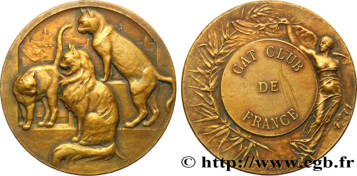 PRIX ET RÉCOMPENSES Médaille, Cat Club de France fVZ