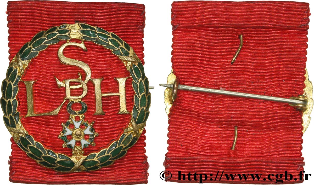 III REPUBLIC Agrafe de la Société de la légion d’honneur AU