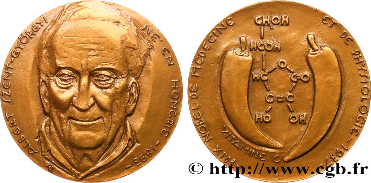 SCIENCES & SCIENTIFIQUES Médaille, Albert Szent-Györgyi SUP