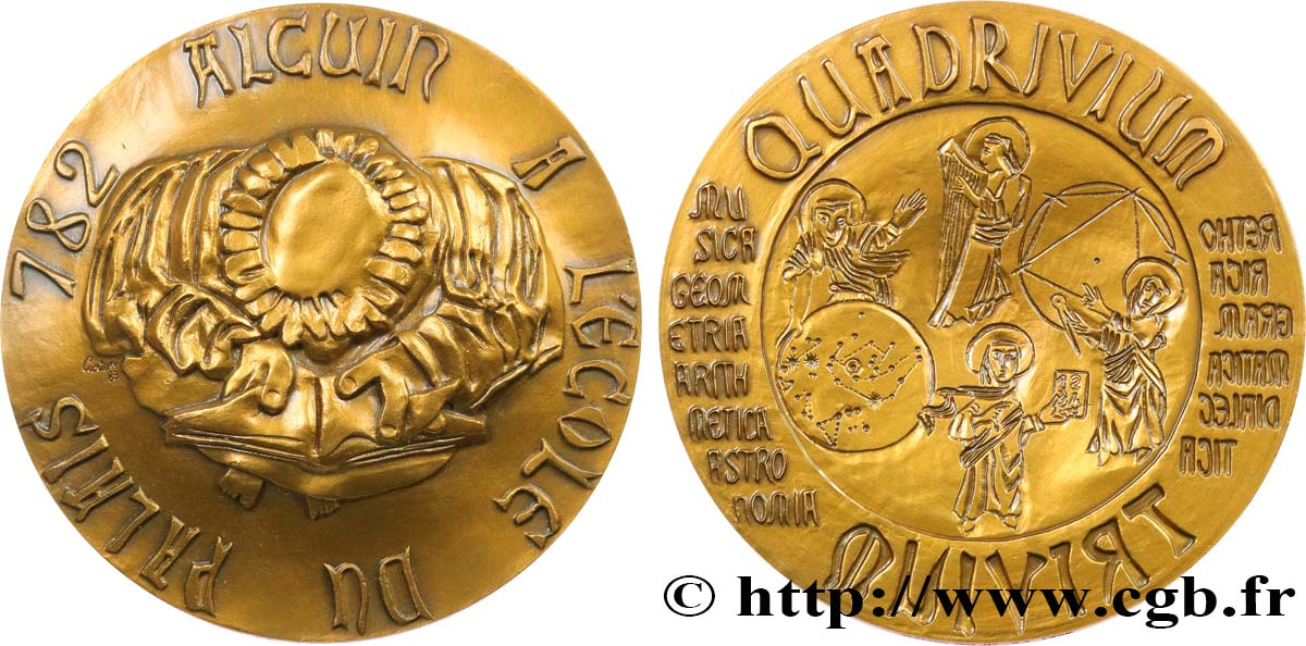 SCIENCES & SCIENTIFIQUES Médaille, Les arts libéraux SUP