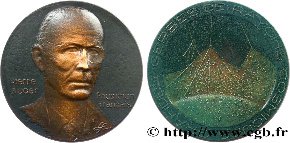 SCIENCES & SCIENTIFIQUES Médaille, Pierre Auger VZ/SS