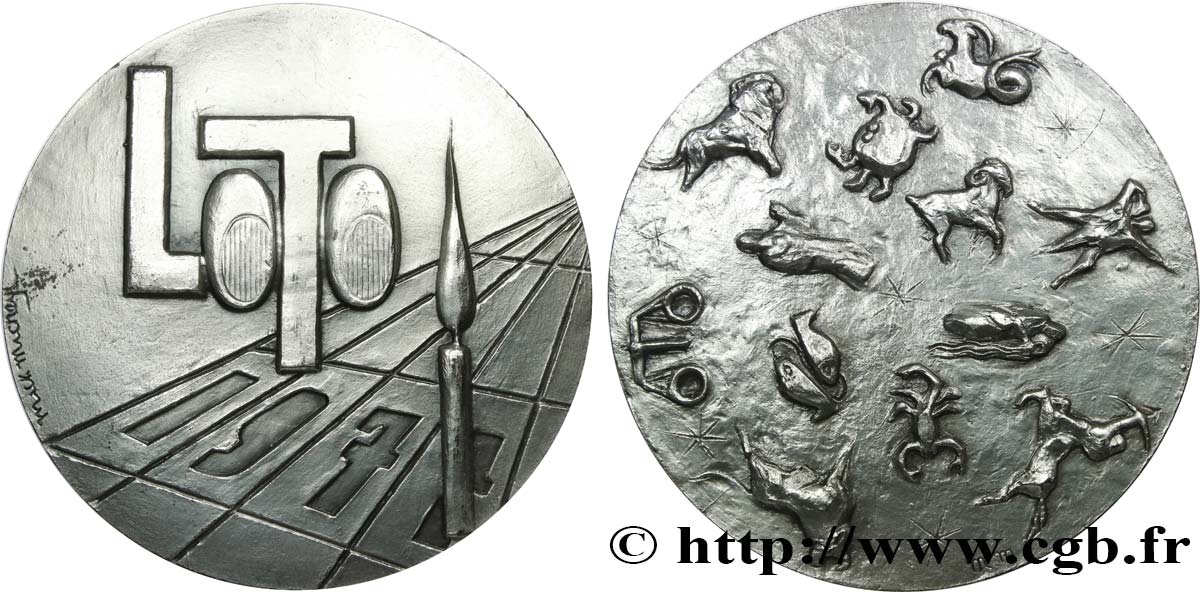 CINQUIÈME RÉPUBLIQUE Médaille, LOTO SUP