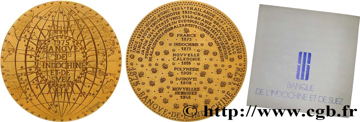 BANQUES - ÉTABLISSEMENTS DE CRÉDIT Médaille, Banque de l’Indochine SUP